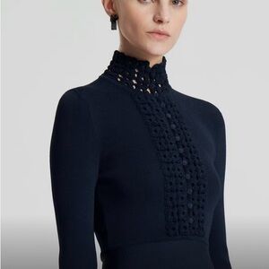 Crepe Knit Daisy Dress